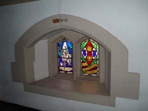 The windows of the Porch of St Vincent's.