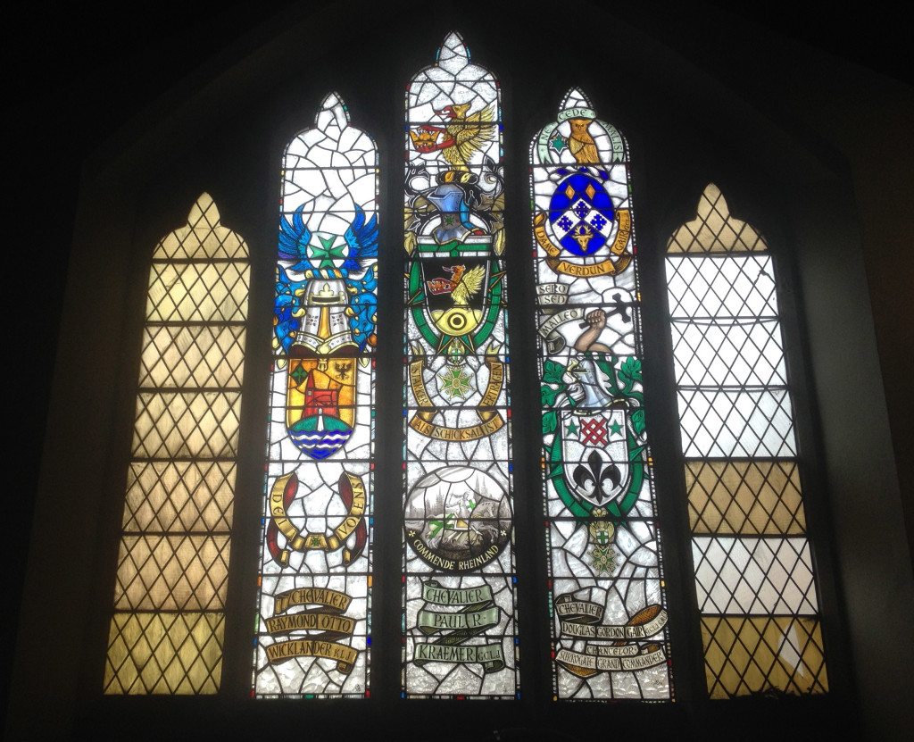 St Vincent's West Window, above the Gallery