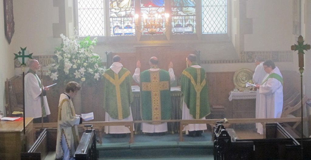 Celebrants - Bishop of Edinburgh, St Vincent's Rector and its new Assistant Priest