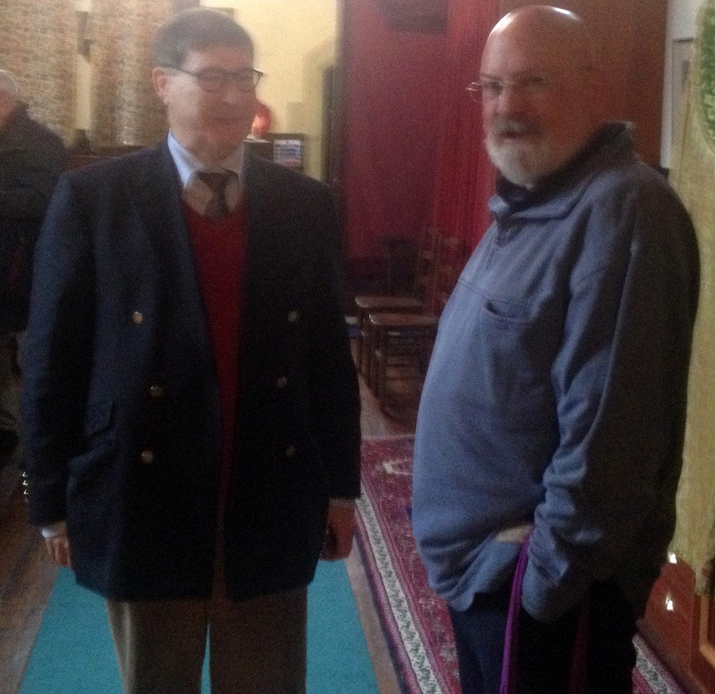 Canon Allan Maclean and William Mounsey, Rector and Assistant Priest on Doors Open Day