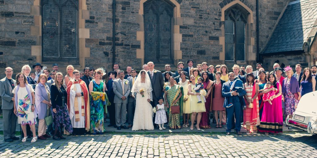 Jonathan and Suja's wedding at St Vincent's on 3rd July 2015.