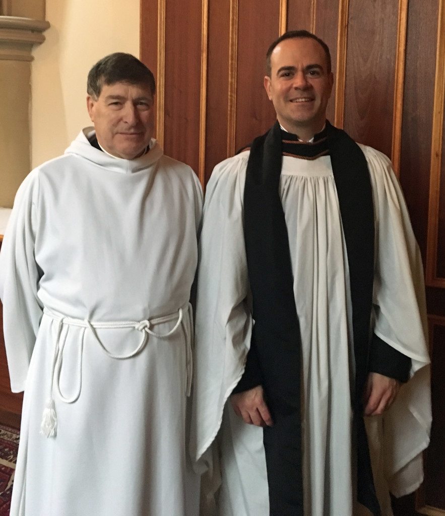 The Rector, Canon Allan Maclean, with the preacher and ordinand placement at St Vincent's on Sunday 7th February 2016